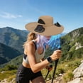 thumbnail image 5 of Men Mesh Solar Fisherman Fan Hat, USB Rechargeable Strong Wind Cooling Sun Protection Bucket Hat, Breathable Ventilated Outdoor Summer Hat for Fishing Gardening Hiking, 5 of 5