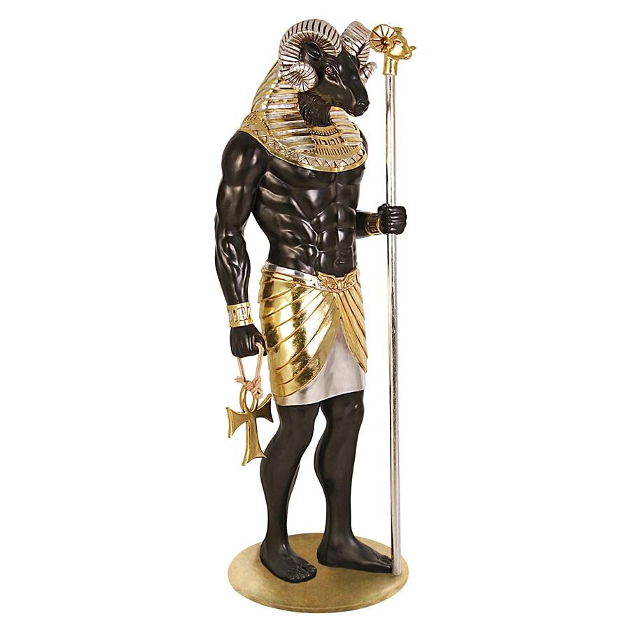 Design Toscano The Egyptian Grand Ruler Collection LifeSize Khnum