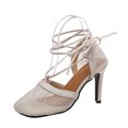 thumbnail image 2 of Sandalias de Tacón Wmkox8yii Moda Mujer Tobillo Correa Verano Diapositiva, 2 of 9