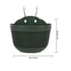 thumbnail image 5 of Imitación de ratán para colgar en la pared, maceta para plantas, cesta de valla de resina semicircular para balcón, jardín, interior kenally HA7501-10B, 5 of 6