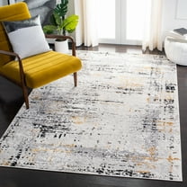 SAFAVIEH Amelia Lalit Abstract Area Rug, Gray/Gold, 10' x 14'