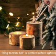 thumbnail image 4 of 100pcs Wood Wicks for Candles, Wood Candle Wicks Wood Wicks, 4 of 5