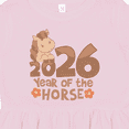 thumbnail image 4 of Inktastic 2026 Year of the Horse Girls Toddler Dress, 4 of 5