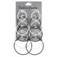 thumbnail image 1 of Color Tamaño Círculo 6 Pares Juego de Pendientes Anillo de Oreja Personalidad de Moda Punk Rock Pendientes Retro Material de Calidad Estética Retro, 1 of 6