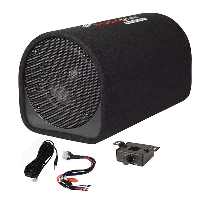 Audiopipe 8" Single ported bass tube enclosure 400W