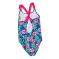 thumbnail image 2 of Just Love Girls' Racerback One-Piece Swimsuit with Upper Body Strap (Tropical Floral, Girls 7-8), 2 of 2