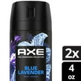 thumbnail image 3 of Axe Fine Fragrance Men's Deodorant Blue Lavender Aluminum Free Deodorant, 4 oz Twin Pack, 3 of 10