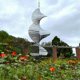 thumbnail image 3 of Spiral Wind Spinner Decoration Weather-proof Indoor Outdoor Window Garden Yard Porch Metal 3D Wind Chime Hanging, 3 of 5