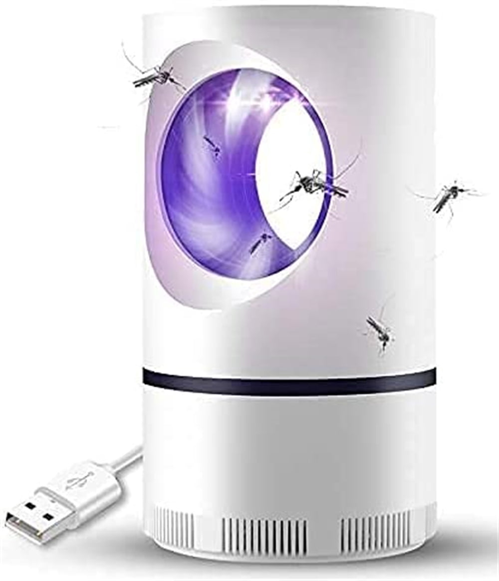 Casewin Electric Indoor Mosquito Trap, Mosquito Killer Lamp With USB Power Supply And Adapter, Suction Fan, No Zapper, Child Safe, Indoor Fly Killer, ABS Flame Retardant Material-White