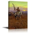 thumbnail image 1 of Medicine Man by Charles Marion Russell - Canvas Print Wall Art Famous Painting Reproduction - 24" x 36", 1 of 3