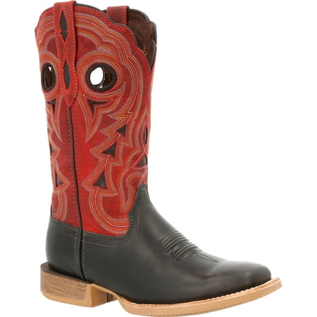 

Durango® Lady Rebel Pro™ Women s Black & Crimson Western Boot Size 6(M)