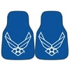 Air Force 2-pc Carpeted Car Mats 17"x27"