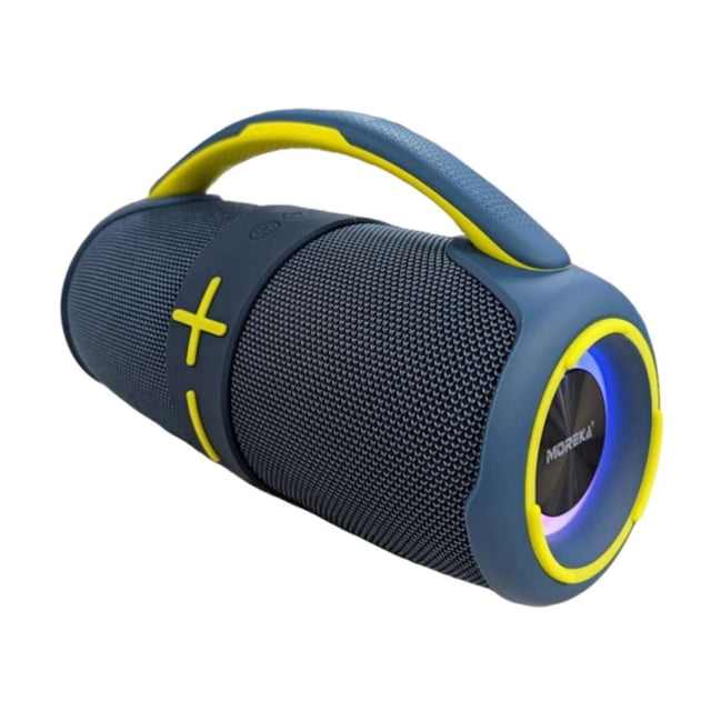 Bocina Moreka 415 20W 2400mAh Bluetooth, TF Card, Radio FM, USB Contra Agua IPX6 Azul