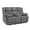 Grey, variant on MCombo Fabric Power Loveseat Recliner Sofa with Console, Living Room Electric Reclining Seat RS6234