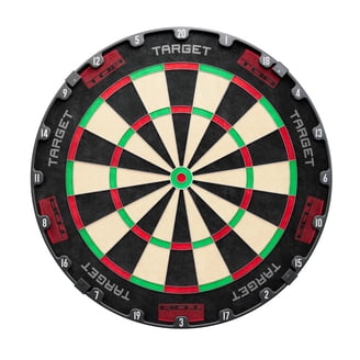 Triple Out Darts Tournament Bristle Dartboard with 6 Regulation