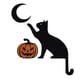 thumbnail image 1 of Del Marco La Puerta Halloween Gato Decorativa para Pared Al Aire Libre, 1 of 9