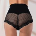 thumbnail image 7 of VISALY Tummy Control Pantie Lace Panties Casual Body Shaping Pants Large Size Panties Tight Body Beauty Abdominal Pants Activity Shorts Breathable Underwear No Show Panties High Waisted Black M, 7 of 7