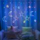 thumbnail image 4 of Guirnalda de luces LED de 3,5 m con forma de estrella y luna (multicolor), 4 of 7