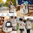 thumbnail image 2 of Kuiaobaty Yorkshire Terrier Print Backpack and Lunch Bag Set for Girls Boys Paw Bone Print Backpack and Pencil Case Set Portable Insulated Lunch Box with Water Bottle Sleeve for School, 2 of 6