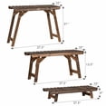 thumbnail image 2 of Gymax 3 Tier Step Design Plant Shelf Rack Freestanding Ladder Flower Pot Stand Holder, 2 of 10