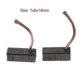 thumbnail image 3 of 2025 Carbon Brushes Wire Leads Generator Motor Brush 2Pcs 7*8*19mm For Electric Motor Replacement Graphite Copper Spare Graphite, 3 of 5