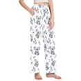 thumbnail image 2 of Dailycode Women's Pajama Pants Wide Leg Lounge Pj Bottoms With Pockets Cute Koalas with Leaf, 2 of 7