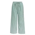 thumbnail image 3 of TINZ Pantalons Décontractés pour Femmes Pantalons de Randonnée avec Poches Pantalons de Plage Légers Pantalons Décontractés Grande Taille pour Mariage Combinaison Décontractée, 3 of 4