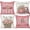 Pink, variant on Farmhouse Pillow Covers 18x18 Set of 4 Sunflower Decor Truck Sunflower Basket Sweet Home Spring Pillow Covers, Polyester Cushion Case Gifts for Home Decor 175E