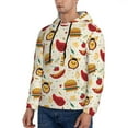 thumbnail image 2 of Hoodies for Men - Cute Food Beef Onions Mushrooms Long Sleeve Comfrt Men'S Fashion Hoodies & Sweatshirts, Sweatshirts for Men Hoodies Pullover Clothing Clothes with Pouch, 2 of 7
