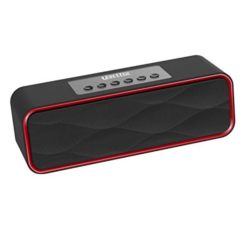 UBEttER Audio Duo Portable Wireless Speaker,High-Definition Sound Quality for All Phones and Tablet Black Bluetooth Speaker