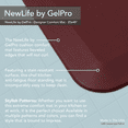 thumbnail image 3 of NewLife by GelPro Designer Comfort Kitchen Mat - 20x48 - Grasscloth Crimson, 3 of 4