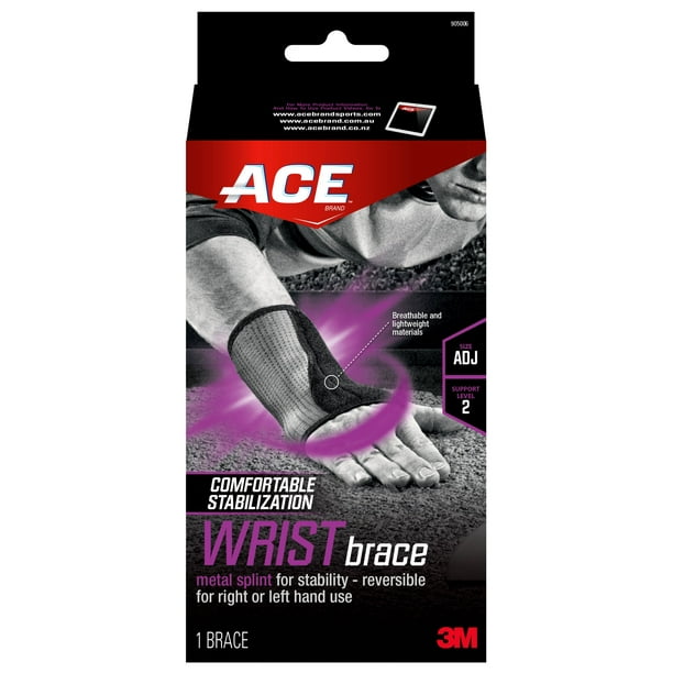 ACE Brand Reversible Splint Wrist Brace, Adjustable