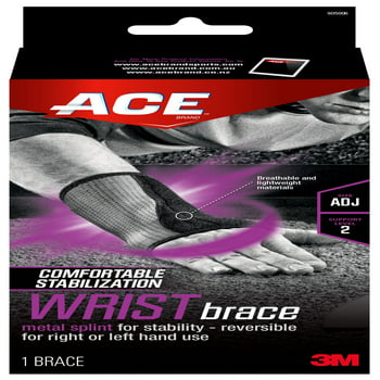 ACE Brand Reversible Splint Wrist Brace, One Size