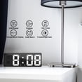 thumbnail image 4 of Multi-Funtional Home Bedroom Kids LED Change Digital Glowing Alarm Clock, 4 of 8
