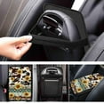 thumbnail image 6 of Renewold American Tribal Sunflower Brown Cow Print Auto Center Console Pad Universal Automotive Comfortable Console Armrest Cushion Durable Softness, 6 of 6