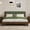 Walnut + Green, variant on Christopher Knight Home Premium Pine Wood King Bed Frame with Headboard, Mid-Century Modern Design, Walnut+Green
