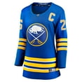 thumbnail image 2 of Women's Fanatics Rasmus Dahlin Royal Buffalo Sabres Home Captain Patch Breakaway Jersey, 2 of 3