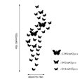 thumbnail image 2 of 30PCS Butterfly Wall Sticker Removable Butterfly Wall Decal 3D Window Sticker, 2 of 9
