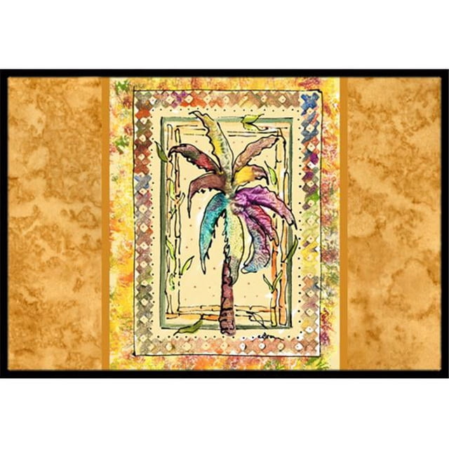 Carolines Treasures 8614JMAT Palmier Intérieur Ou Extérieur Paillasson- 24 x 36 Po.