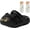 Summer New-black, variant on Pawly Prints Slippers, Cat Slippers Adult Black Cute Cat Slippers for Women