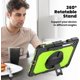 thumbnail image 5 of Funda para Samsung Galaxy Tab S11 (11-inch) 2025 SM-X730/SM-X736B, Funda Protectora Resistente a Golpes con Protector de Pantalla, Soporte Giratorio de 360°, Correa de Mano/hombro (GreenPC), 5 of 7