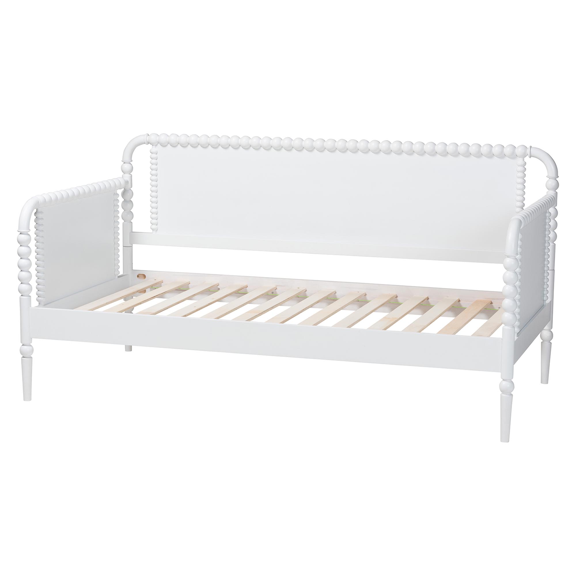 Baxton Studio Lucera Traditional Daybed, Twin, White