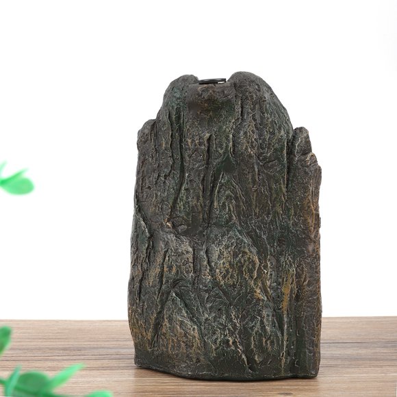 Daily Decoration Backflow Incense Incense Waterfall 23×17×11 Waterfall Mountain Tower Backflow Resin Incensedalwood Furnace With 10 Cones