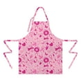 thumbnail image 2 of Pink Breast Cancer Apron-Garden Aprons for Women with Pockets-Cotton Linen Waterproof Kitchen Cooking Gardening Aprons Adjustable for Kitchen,Cooking,BBQ and Salon 32"x27", 2 of 7