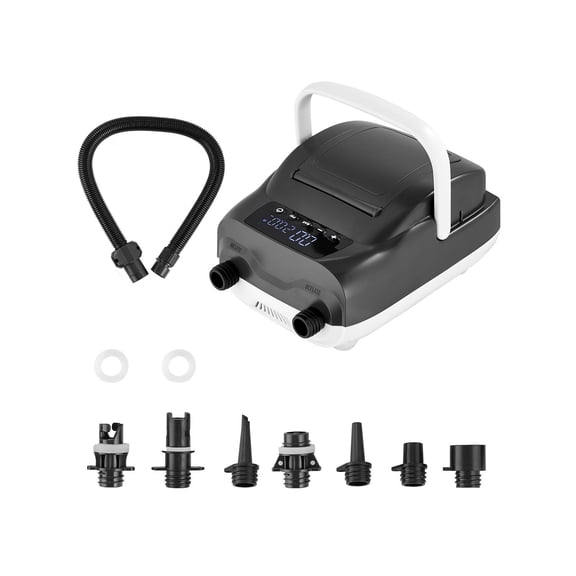 Maircle Paddle Board Pump Electric Portable, SUP Pump for Paddleboard, 20PSI Air Compressor with Auto-Off, Deflation Function and 12V DC Car Connector for Inflatables, Kayaks and Boats