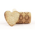 thumbnail image 4 of STODOLA Penguins - Mini rolling pin for cookies, embossing roller, 4 of 4