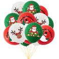 thumbnail image 4 of Globos de Navidad Regalos de Navidad Globo de Papá Noel Adornos de decoración del hogar Amuletos navideños Juego de globos Regalos para niños, 4 of 5