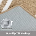 thumbnail image 5 of JAATOP Bathroom Rugs 24"x 48", Non-Slip TPR Backing Bath Mats Rugs for Bathroom Floor , Soft Shag Machine Washable Shower Bath Mat for Bathroom Decor, Absorbent Bath Mat, Beige, 5 of 8