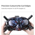 thumbnail image 3 of sweethay Drone Goggle pegatina decorativa antiarañazos Quadcopter gafas PVC calcomanía decoración reemplazo para FPV Accesorios para drones aéreos, 3 of 6