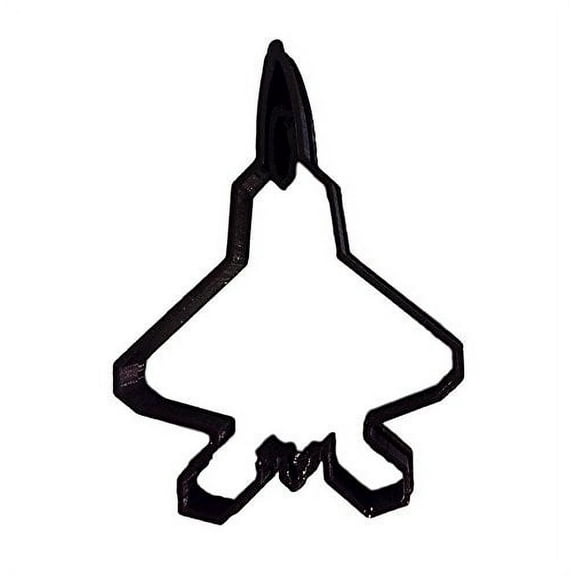 F22 Military Aircraft Cookie Cutter- Fast Shipping - Sharp Edges - Exceptional Quality